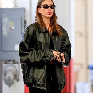 Vintage Berman’s Black Leather Jacket